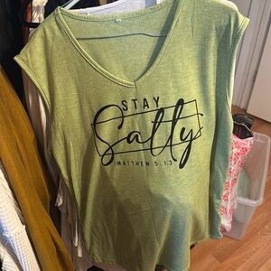 Green tank size large